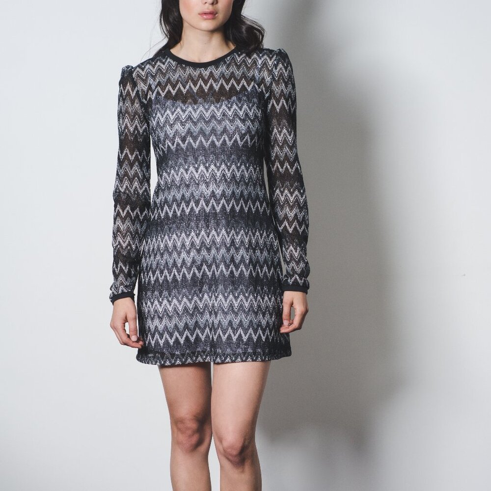 Pre-Loved Retro Style Mesh Dress / 2 PIECES